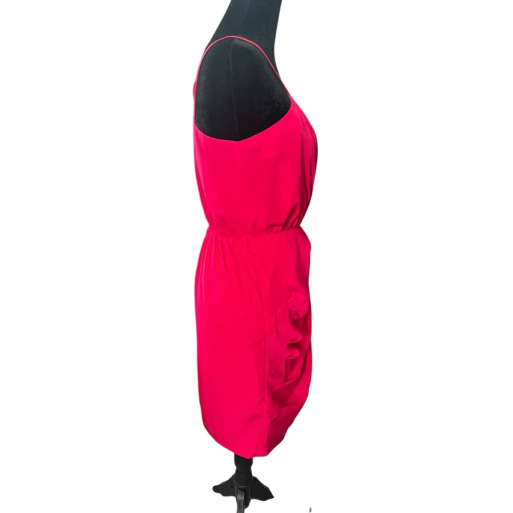 EXPRESS Pink One Shoulder Dress Size Womens 4 - Picture 4 of 9